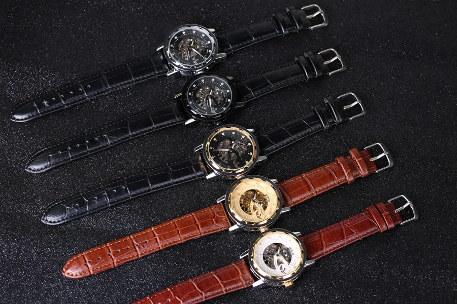 Новинка роскошные Брендовые повседневные модные мужские часы SEWOR механические