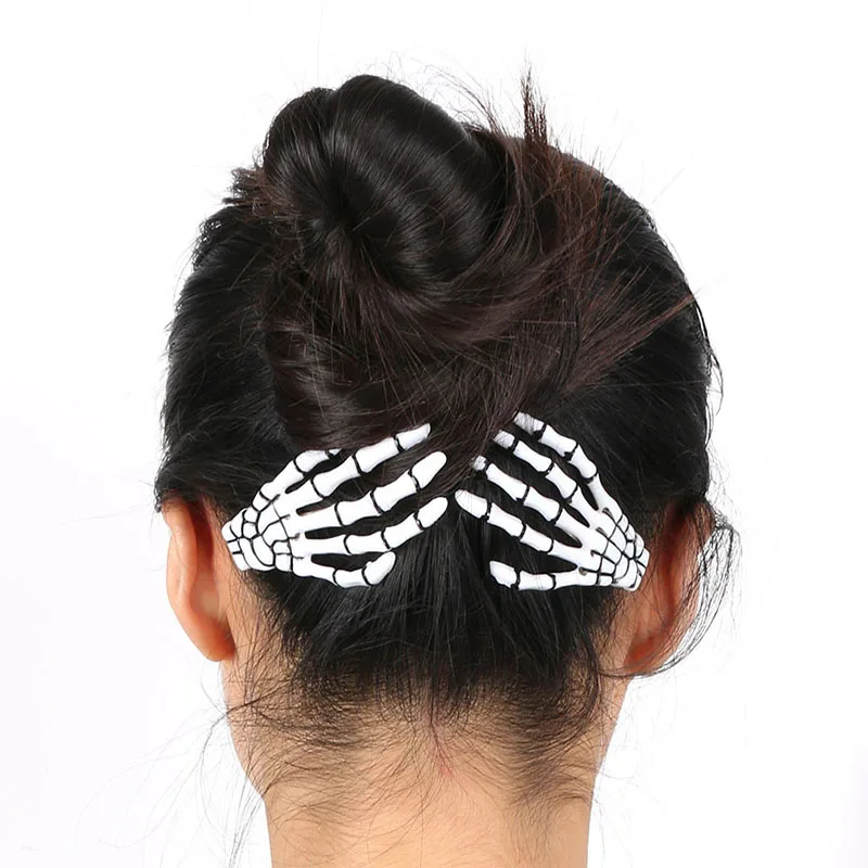 2 шт. заколки для волос в виде черепа|fashion hair accessories|hair accessoriesaccessories fashion |