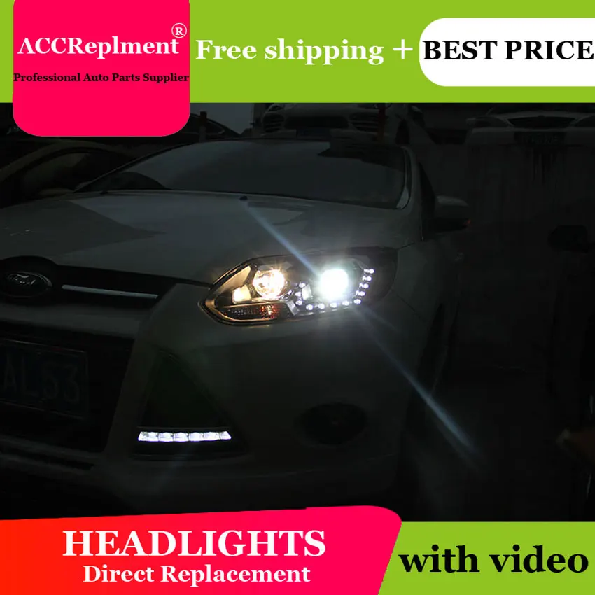 Авто. PRO светодиодный фонарь для фокусировки 2012 2014 бифокальные линзы H7 Ксеноновые