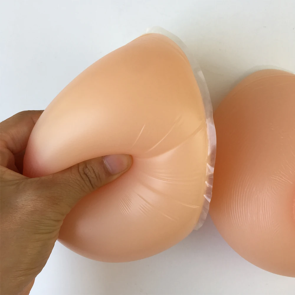 

500g small A cup fake boobs realistic soft silicon breast form for man transgender crossdressing