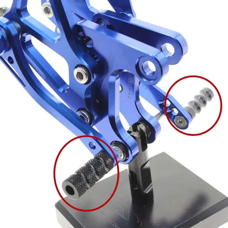 CNC мотоцикл Rearset подножки для Yamaha YZF R6 R3 R1 MT 07 09 fz6 fz1 xj6 nmax R125 250 опорные