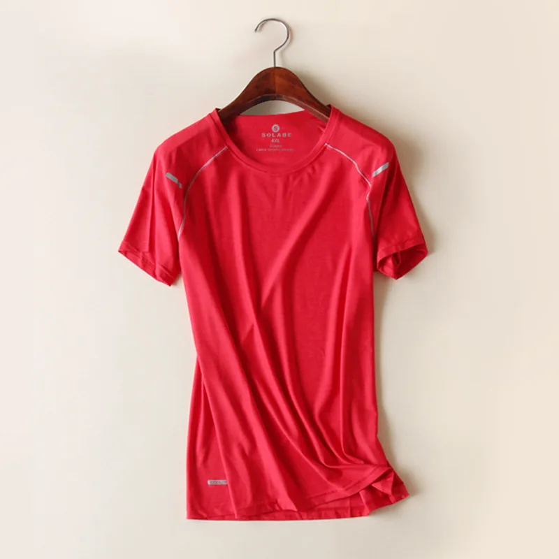 Large Size Yoga Shirts Women Reflective Short Sleeve Jogging Sports T-shirt Workout Tops Quick Dry Elastic Gym Fitness Top 4xl