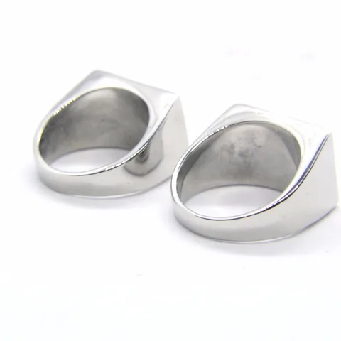 Прямая поставка, Размер 7 ~ 14, модное эпоксидное кольцо с буквой 316L, ювелирные изделия из нержавеющей стали, байкерское кольцо