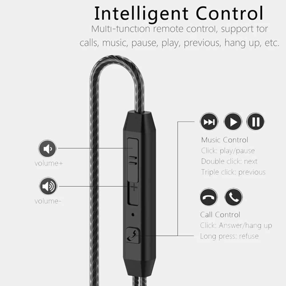 PTM стерео Бас наушники вкладыши спортивные беговые с микрофоном fones de ouvido игровые