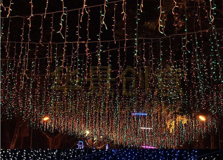 СВЕТОДИОДНАЯ Гирлянда занавеска для праздника свадьбы 4 15 м|lamp music|lamp clamplamp 9w |