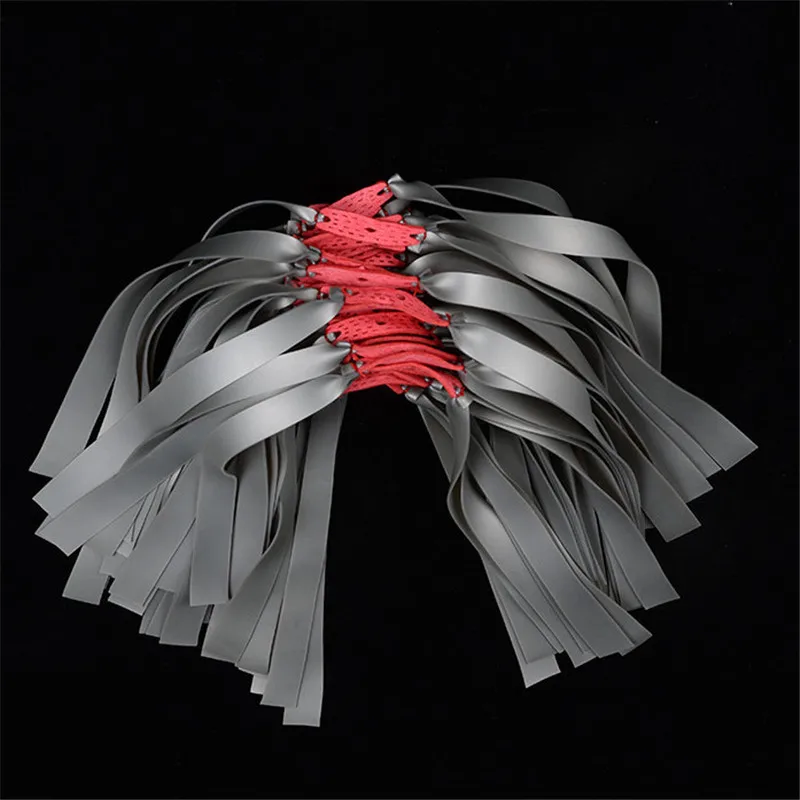 

Slingshot hunting outdoor strong traditional natural rubber in flat leather tendons group Elastica Bungee Rubber Band