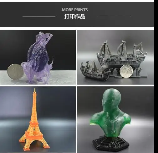 ЖК-дисплей излечиваемый 3D принтер Высокая точность SLA DLP светочувствительная Смола Ювелирная модель 2K