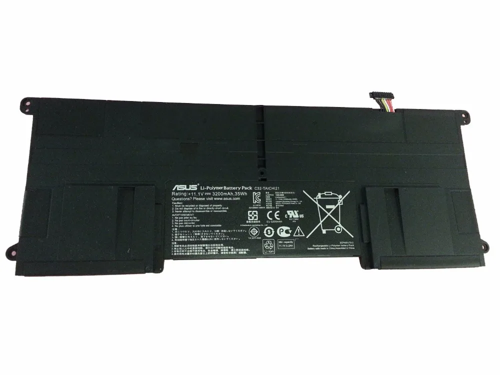 Новые оригинальные Аккумулятор для ноутбука Asus TAICHI21 серии C32 TAICHI211 11 1 V 3200 мА