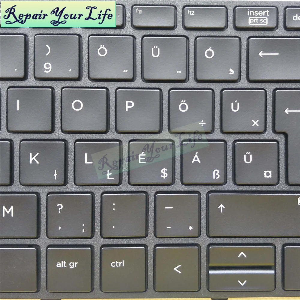 Клавиатура для ноутбука HP Probook 450 G3 G4 455 470 HU EU серая рамка 818250 211 X63 SG 80660 2GA с