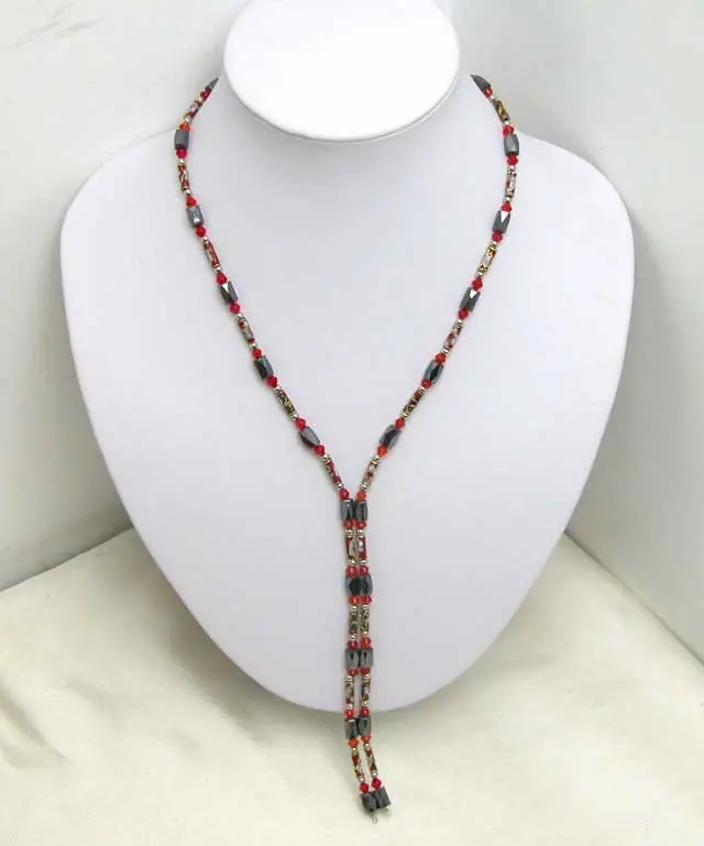 Cloisonne Гематит магнитные бусины Красный Кристалл тибетские серебряные бусы