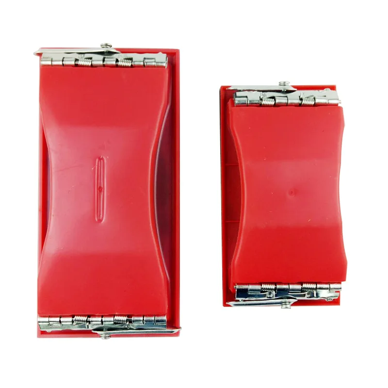 

Профессиональный прочный держатель наждачной бумаги, инструмент для полировки деревообрабатывающего абразивного блока, маленький/большой прямоугольник