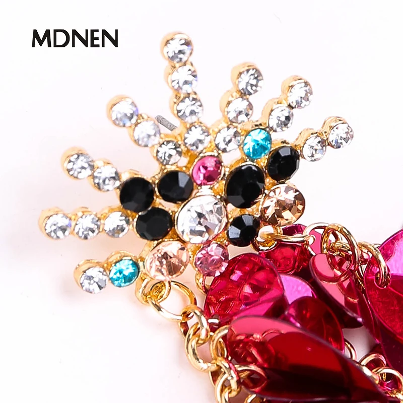 Модные ювелирные изделия 6 цветов модные серьги с блестками эффектные Висячие