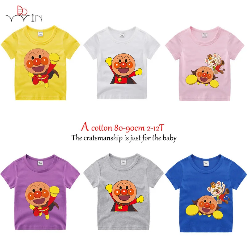 Популярная летняя футболка с короткими рукавами для мальчиков детская принтом