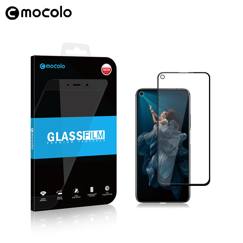 Стеклянная пленка Mocolo для Huawei Honor 20 Защитная экрана полное покрытие PRO из