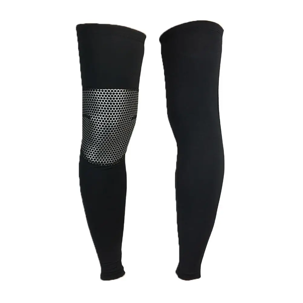 

2 PCS/Pack Lengthened Breathable Knee Pad Size Leg Knee Brace Support Sleeves Protective Gear for Outdoor Climbing Running