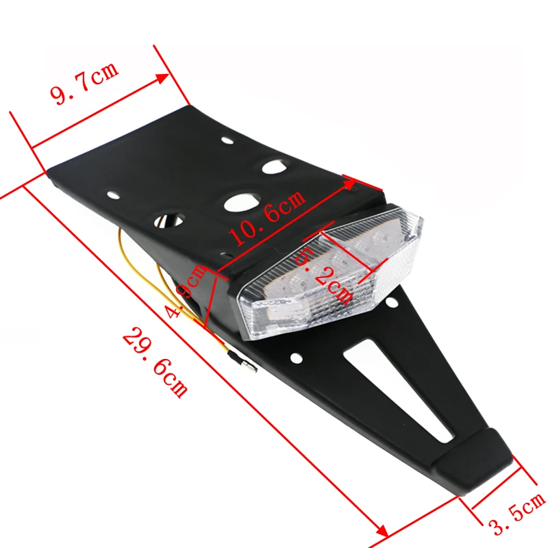 Задний фонарь для мотоцикла MotoLovee задний велосипеда светодиодный стоп сигнал CRF