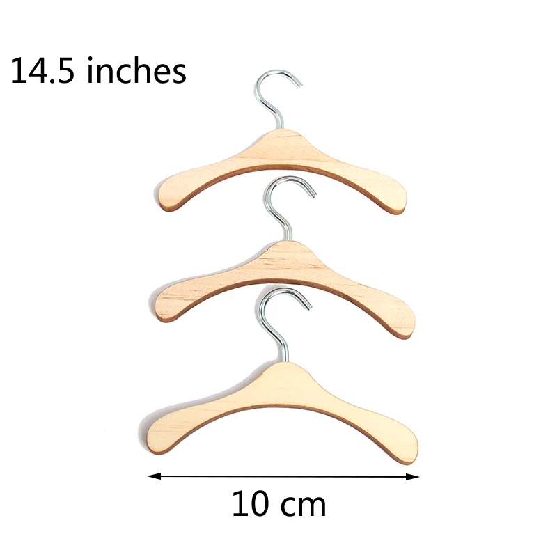 Кукольная вешалка для аксессуаров из деревянного материала ручной работы 3