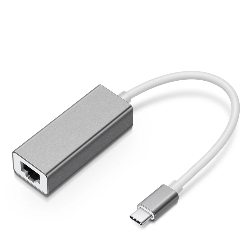 Тип C Ethernet адаптер USB 2 0 к RJ45 Lan сетевой карты проводной конвертер для