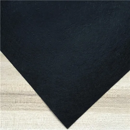 black 30*30 см Высокое качество фетровая Ткань DIY ремесло для детей Войлок оставить цветок игрушки подарки Швейные Сумки для хранения шерсть кукла из фетра Декор ткань - Цвет: black