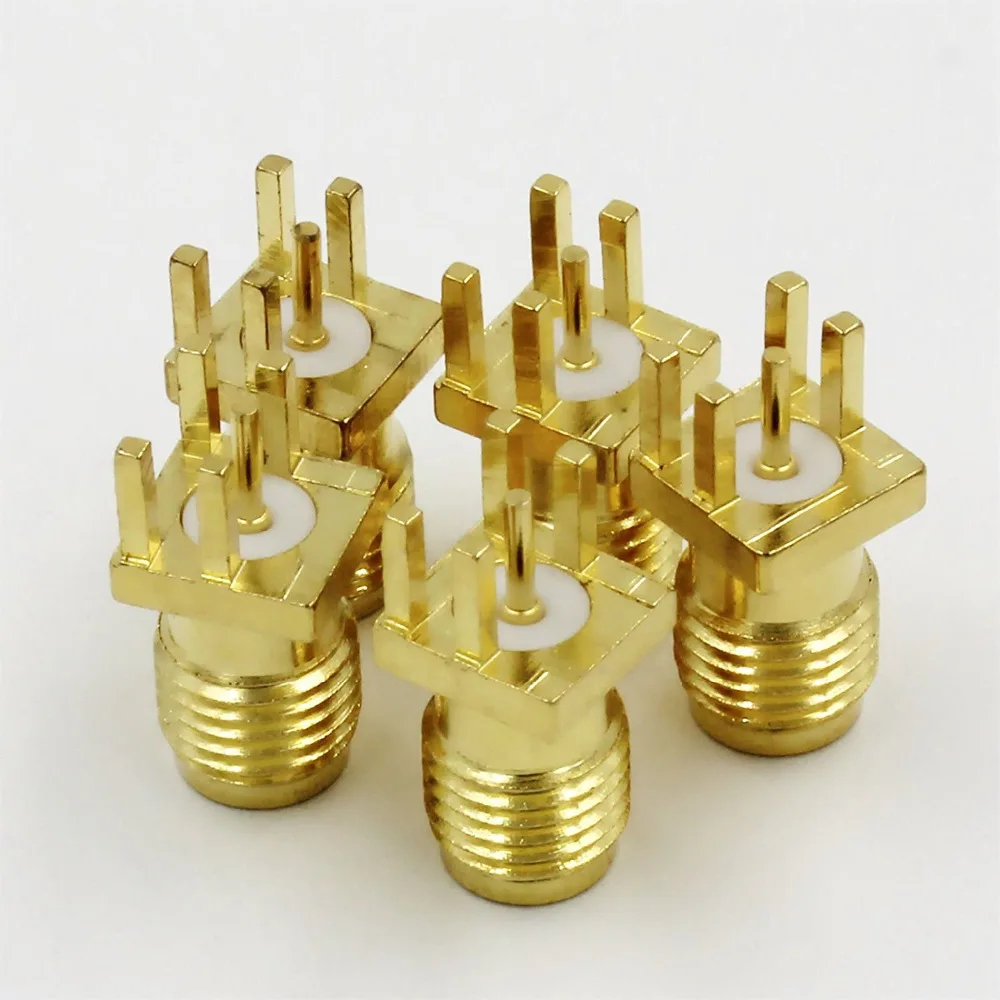 Черное крепление для печатной платы от ALLISHOP розетка Женский переходник с прямым