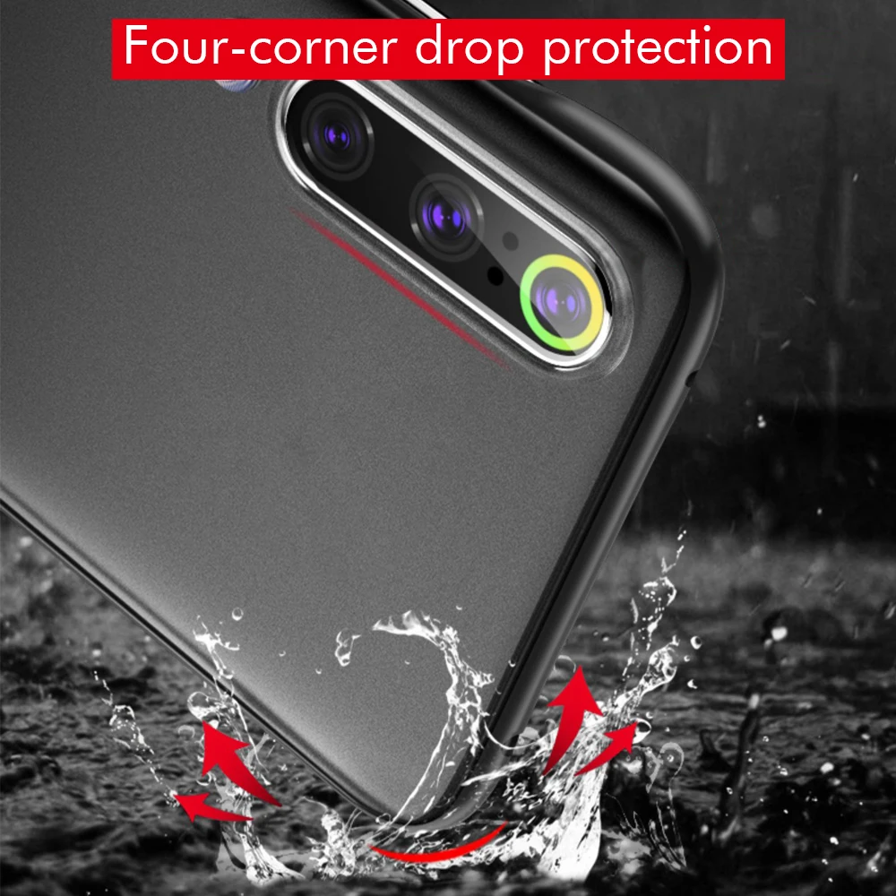 Бескаркасный чехол для телефона Xiaomi mi 9 9 t Pro mi 9 SE Прозрачный матовый чехол для Xiao mi Red mi K20 Pro акриловый чехол с кольцевым ремешком