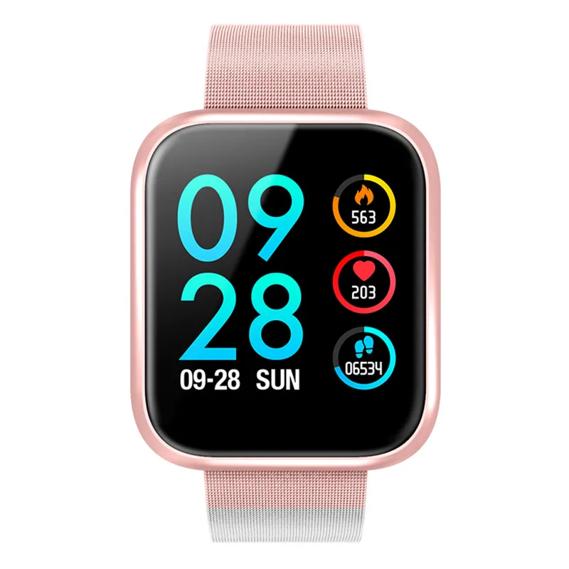 Gold steel Модный смарт-браслет умные часы для apple watch+ наушники/комплект водонепроницаемый IP68 смарт-браслет с монитором сердечного ритма и артериального давления - Цвет: Gold steel