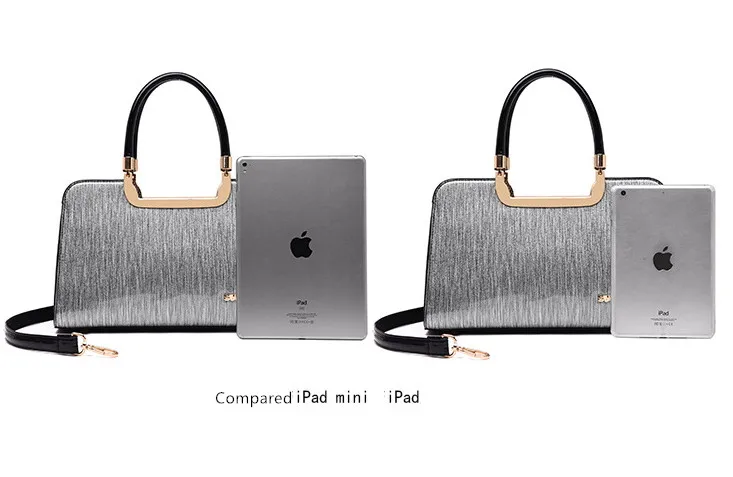 Новинка 2019 дизайнерская Высококачественная женская кожаная сумка лакированная