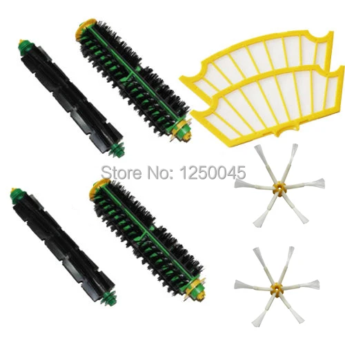 

Side Brush Filters 6 Armed pack for iRobot Roomba 500 Series 530 550 560 580 510 Flexible Beater Bristle Free Shipping