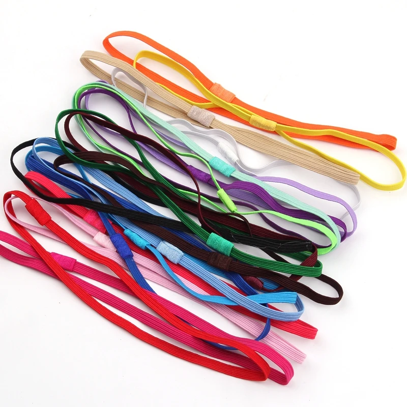 Новинка нейлоновая эластичная повязка на голову 90 шт./лот для волос девочек