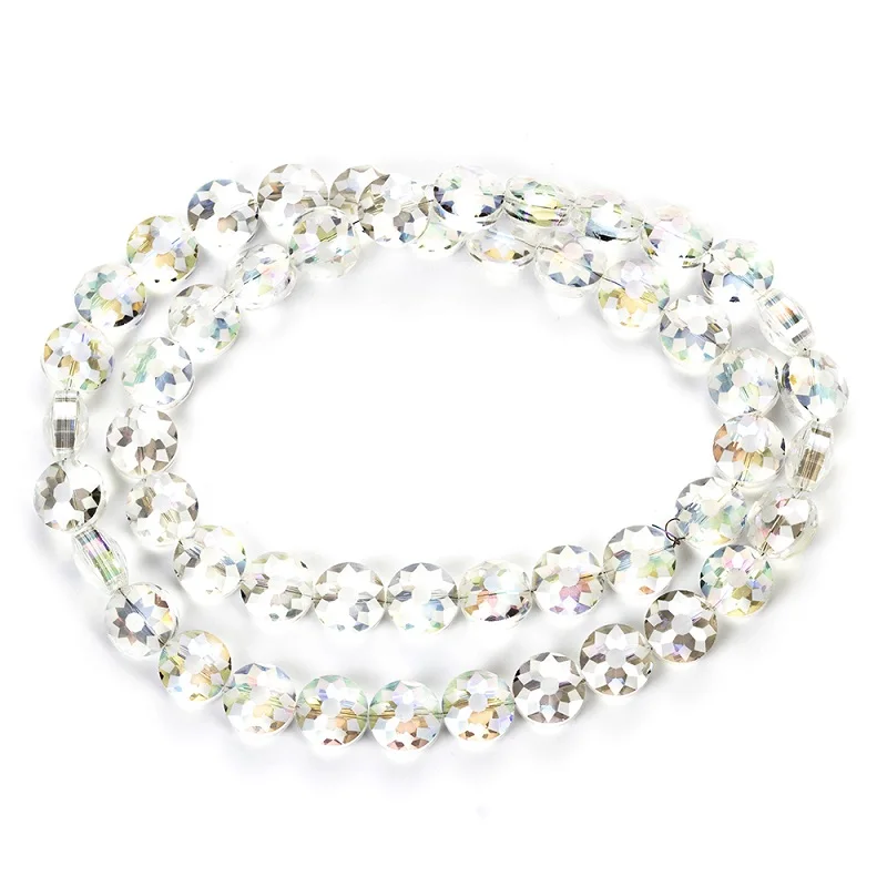 WH MEIBEADS, 14 мм, Кристальное стекло, многогранная форма, разноцветные стеклянные бусины, аксессуары, подходит для браслета, сделай сам, для изготовления ювелирных изделий EY5195 - Цвет: WH