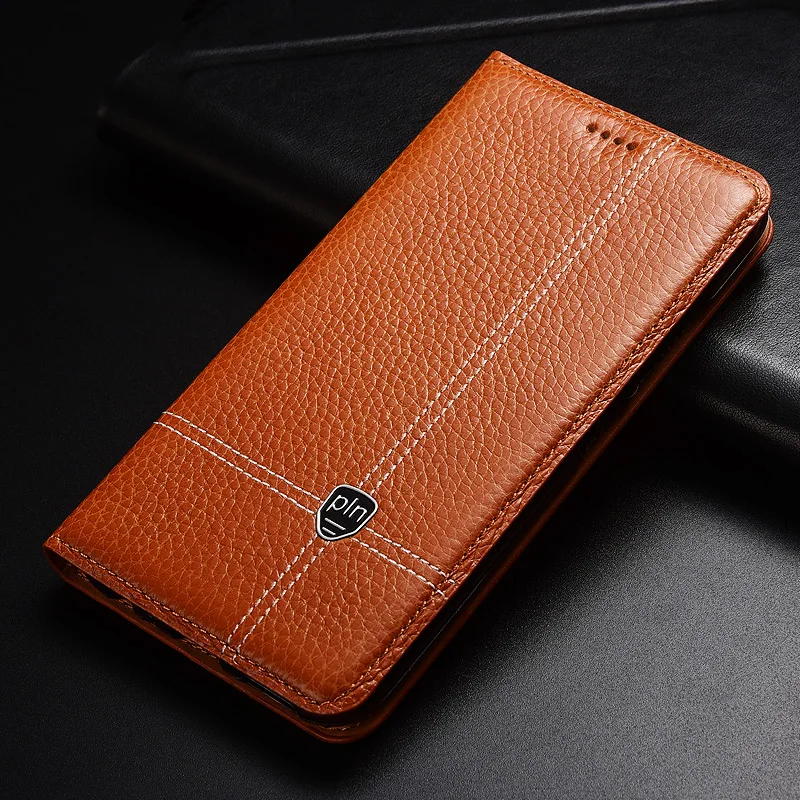 Coffee Чехол для Xiao mi Red mi 7 7A 8 8A K20 Note 7 8 Pro/mi 9T Pro Чехол с откидной подставкой из натуральной кожи чехол для мобильного телефона - Цвет: Coffee
