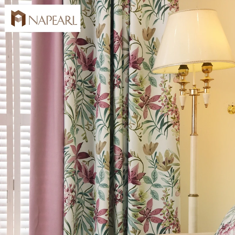 Napearl кровать шторы Фабрика Девушки Жалюзи пользовательские гостиная занавеска