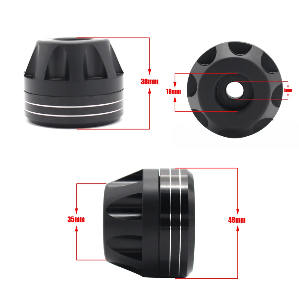 Передняя ось мотоцикла защита переднего колеса ползунок для KAWASAKI ZX-6R от падения