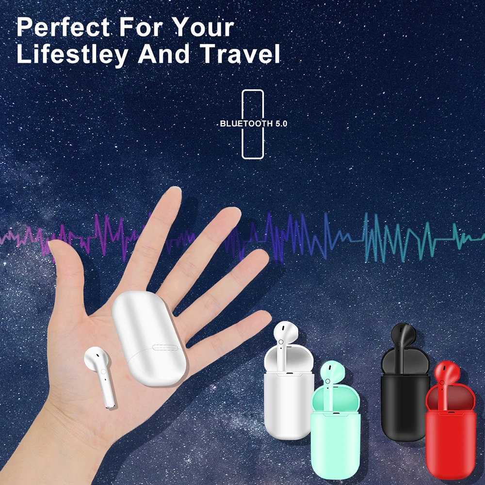 VAORLO мини беспроводные наушники один стерео Bluetooth 5 0 гарнитура спортивные