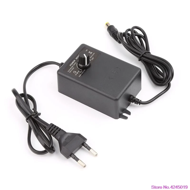 Регулируемый адаптер питания для контроллера скорости двигателя 3-12V 2A EU Plug
