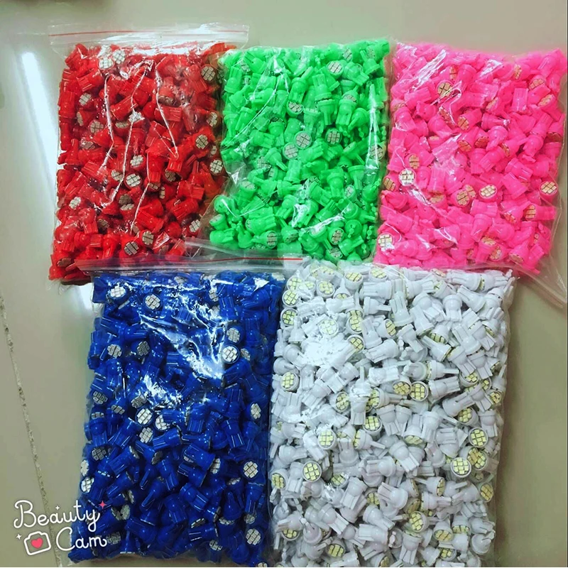 500 шт. T10 194 168 1206 8 SMD 8 светодиодный парковка светодиодный светильник Клин для лампочек Светильник накаливания Интерьер светильник белый зеленый синий и красный цвета желтый
