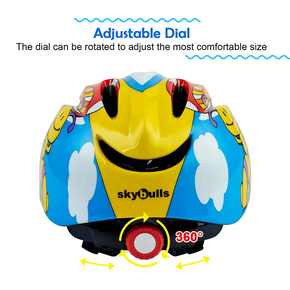 Skybulls MTB Child Helmet Sports Bike Helmet Kids Safety Kids Helmet Integrally-molded Bicycle Helmet for Children Ultralight