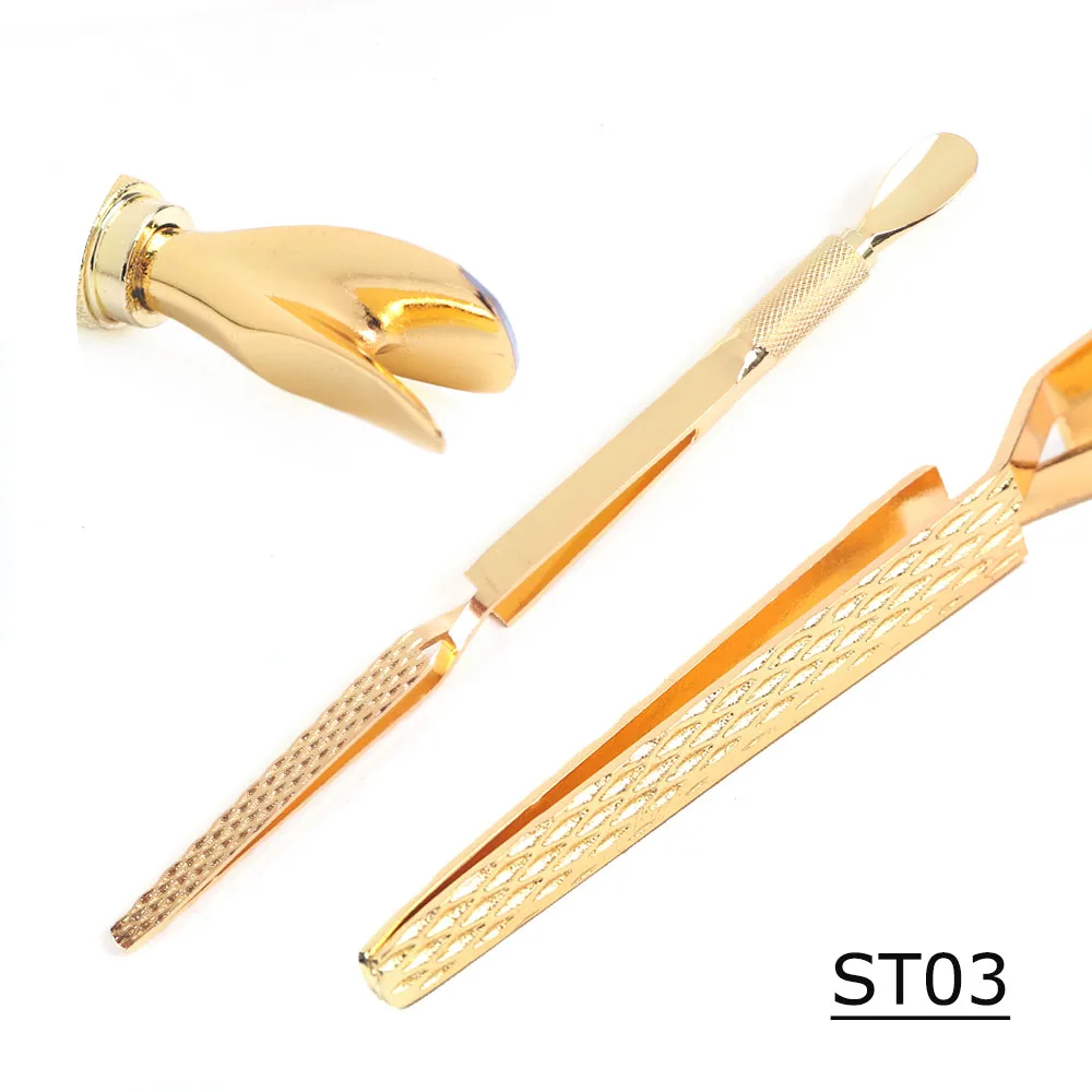 1 шт. пинцет для удаления кутикулы из нержавеющей стали|Пушеры кутикулы| |