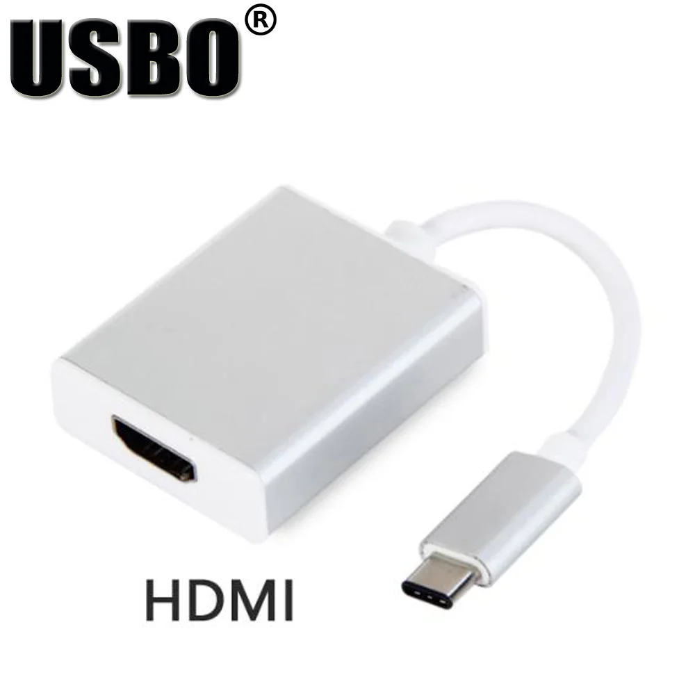 Высококачественный кабель для преобразования видео 0 1 м USB штекер Type C в VGA / HDMI DVI