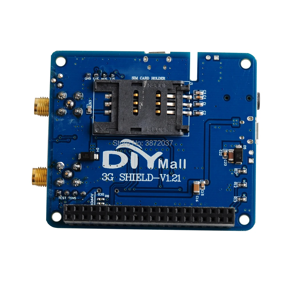 DIYmall SIM5320A 3G GSM GPRS GPS Expansion Board GPS Module WCDMA+ HSDPA 3 Channel Relay Board for Raspberry PI RPI