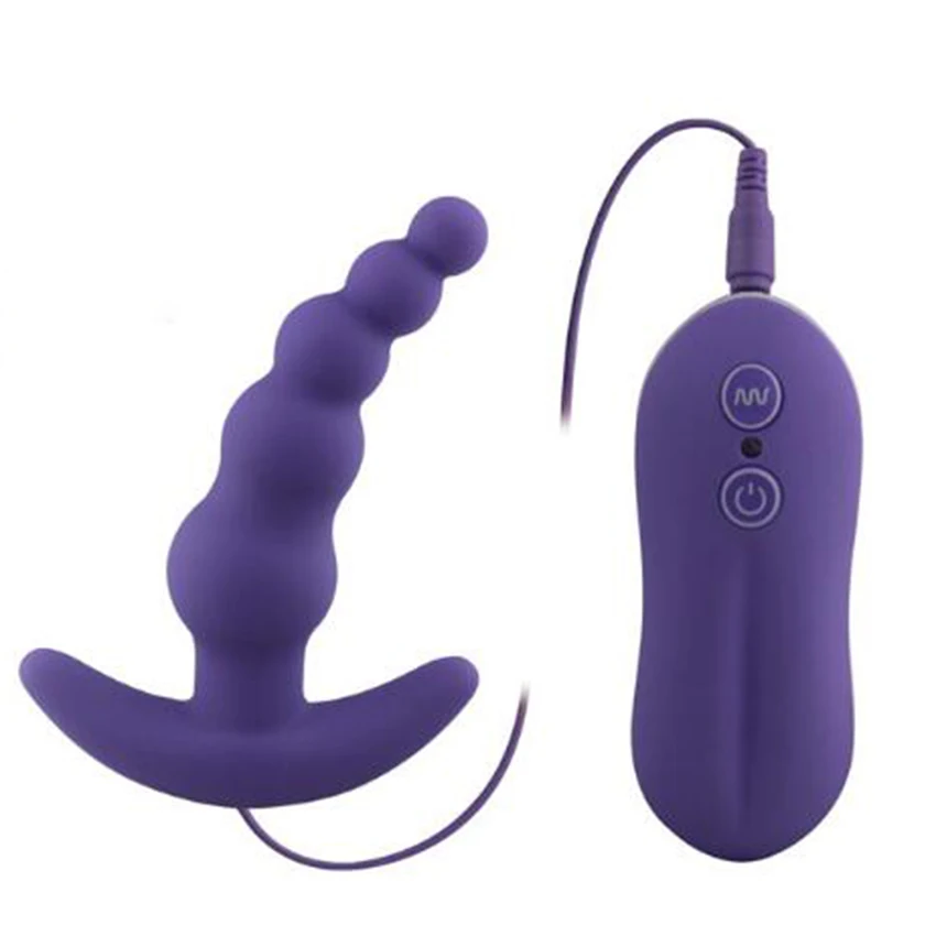 10 частотный вибрирующий мужской массажер простаты Анальная пробка вибратор