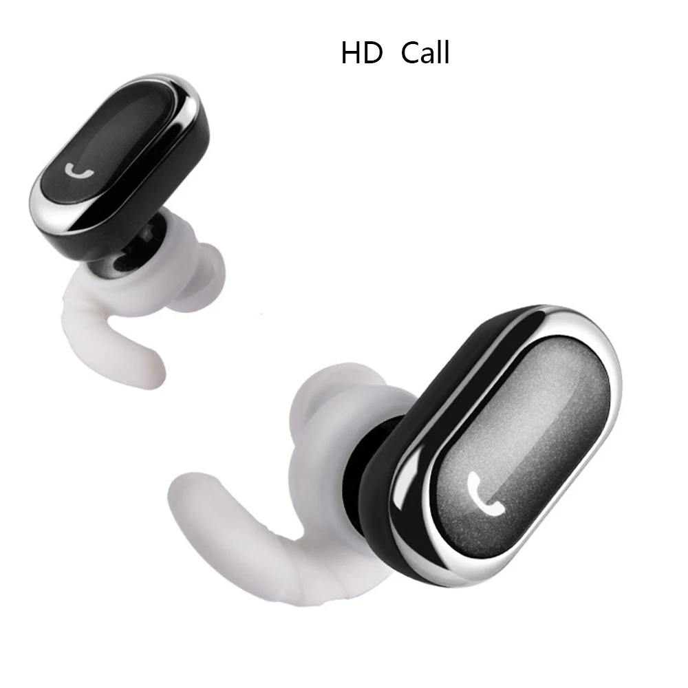 Мини-наушники Twins Bluetooth V4.2 Беспроводные с зарядным устройством блок питания