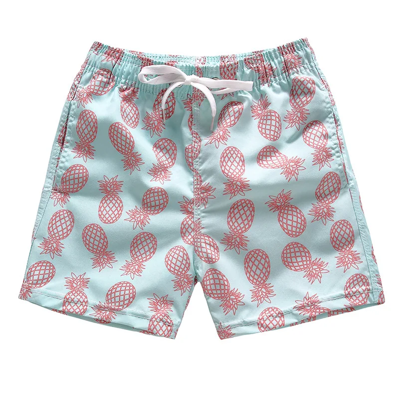 light blue Быстросохнущие шорты для мальчиков пляжные шорты с героями мультфильмов для подростков Повседневные детские штаны для плавания спортивные шорты для малышей возрастом от 3 до 14 лет - Цвет: light blue