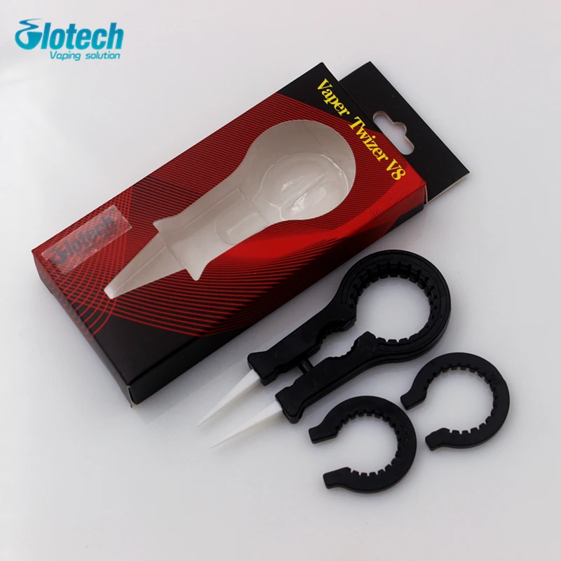 Glotech Vaper Twizer V8 керамический пинцет DIY Набор инструментов для электронных сигарет