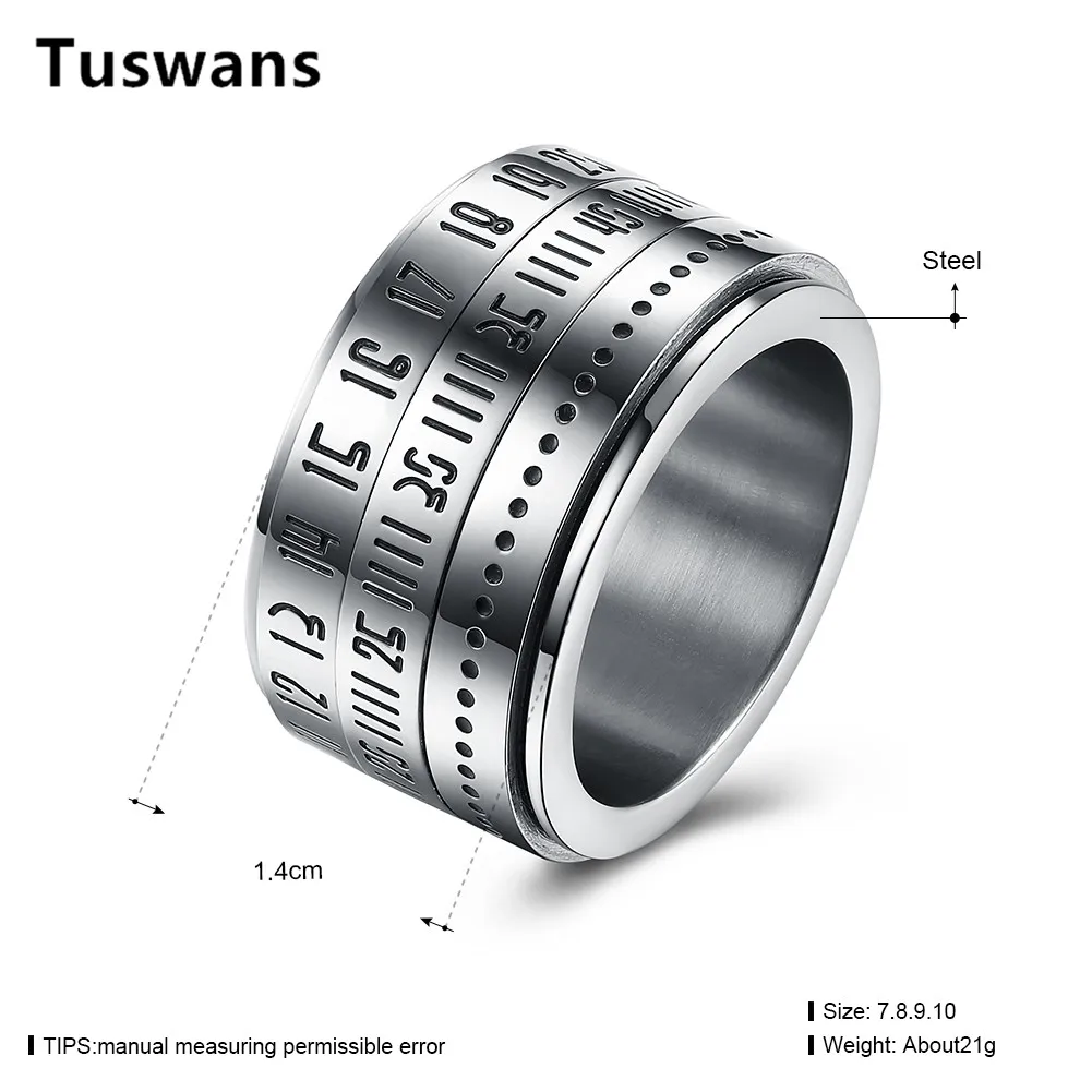 Мужские модные кольца в стиле панк рок из нержавеющей стали мужские для даты