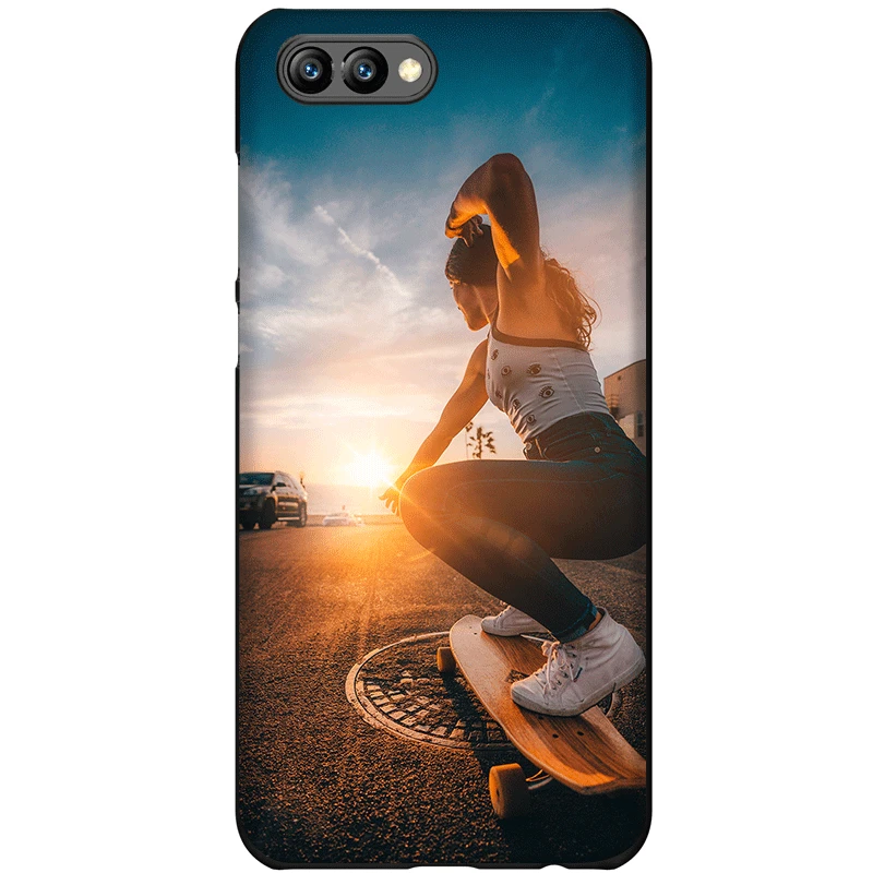 Силиконовый ТПУ чехол для телефона Huawei Honor Y5 Y6 6A 7A 7X 7C 8 8X9 10 Lite Pro Sport skate board |