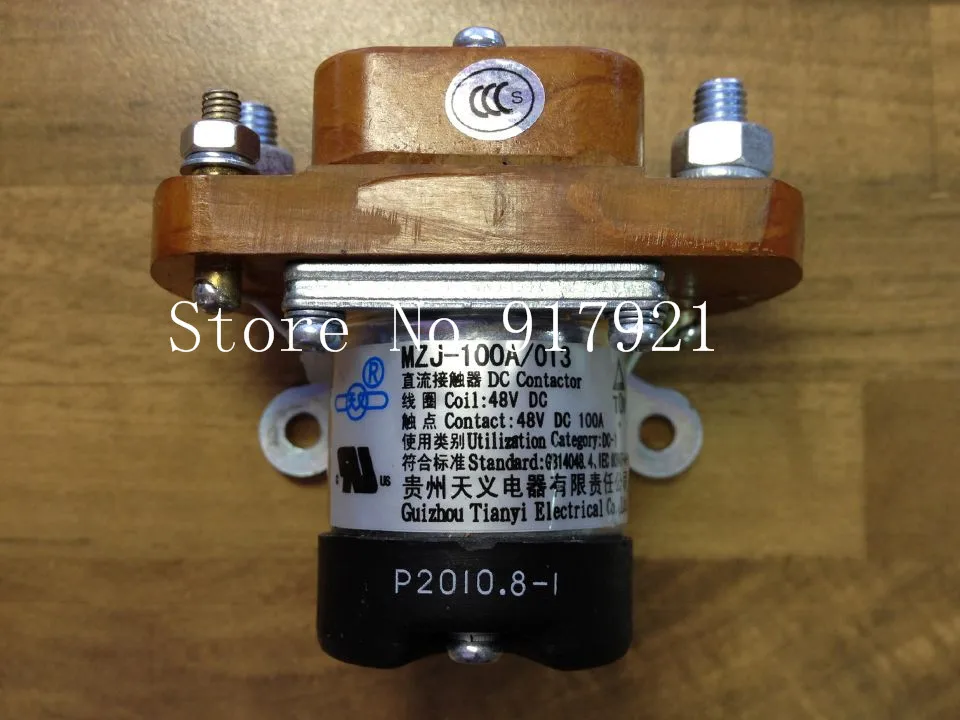 

[ZOB] Guizhou Tianyi new MZJ-100A/013 DC contactor relay 100A DC48V --5pcs/lot