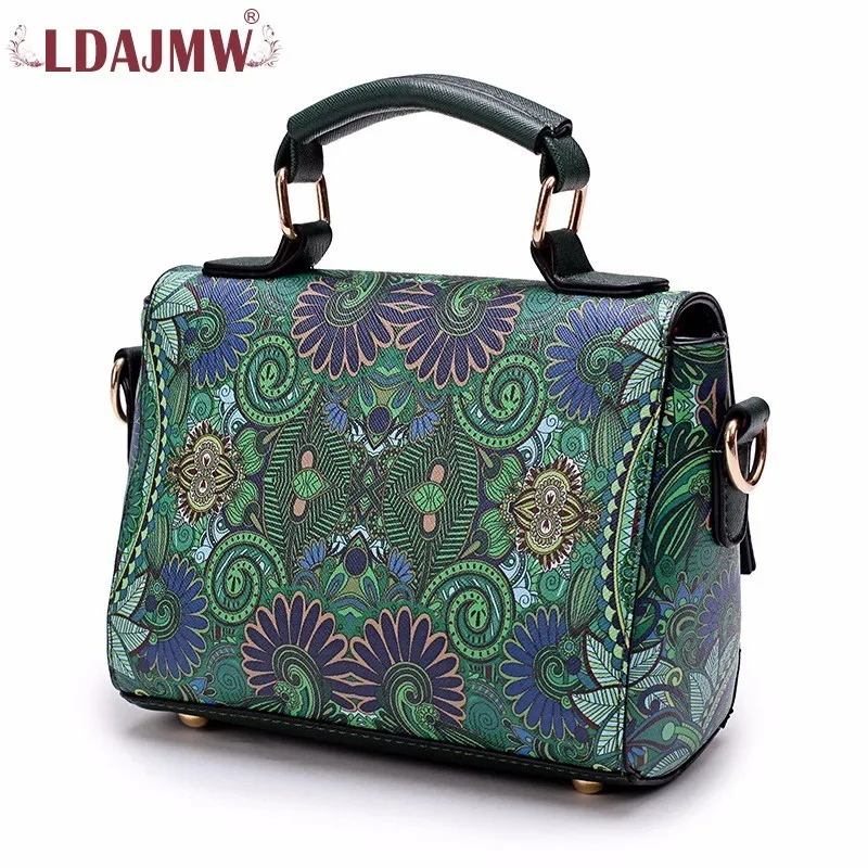 LDAJMW модная национальная Ретро картина женщина мультфильм шаблон сумка на одно