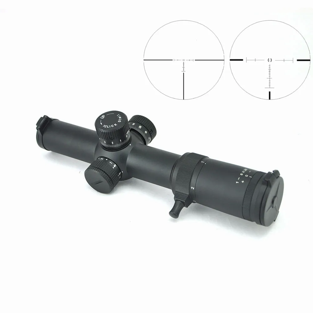Оптика Visionking 1-8x26 FFP охотничий прицел 1/10 мил 35 мм прицел W/21 мм кольца компактный прицел