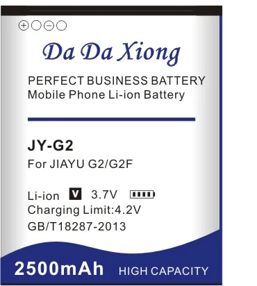 Da Xiong 2500mAh JY G2 аккумулятор телефона для JIAYU F1 F1W G2 JY-G2 G2S G2F